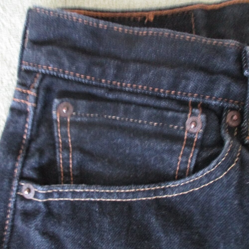 501 Levis 32x32 Black Button up - Picture 2 of 6